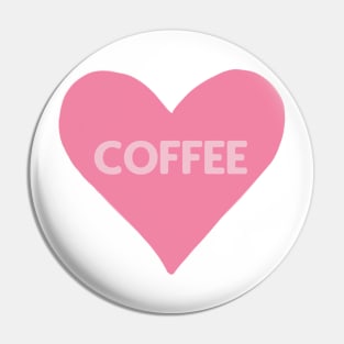 Coffee Heart Pin