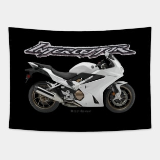 Honda Interceptor, white s Tapestry