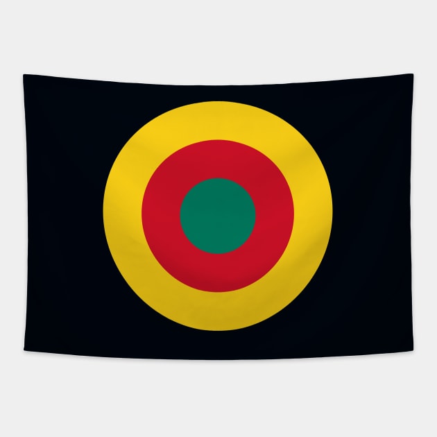 Cameroon Air Force Roundel Tapestry by Lyvershop