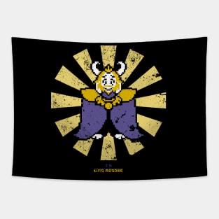 King Asgore Retro Japanese Undertale Tapestry