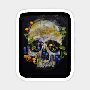 Mushroom Skull Magnet