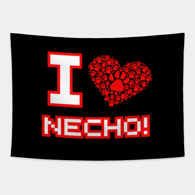 I Love Necho Tapestry by DarkStile