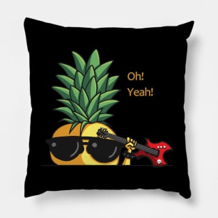 Heavy Metal Pineapple - Cute Funny Pillow