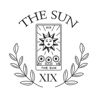 minimalistic the sun tarot T-Shirt