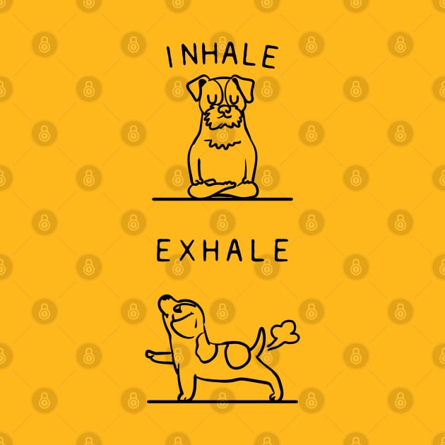 Inhale Exhale Jack Russell Terrier by huebucket