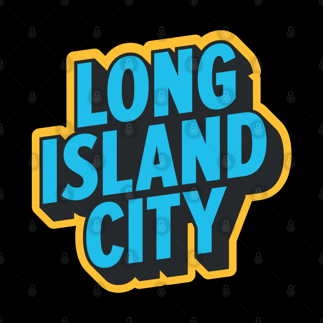 Long Island City Queens Logo - A Minimalist Tribute to Urban Charm by Boogosh