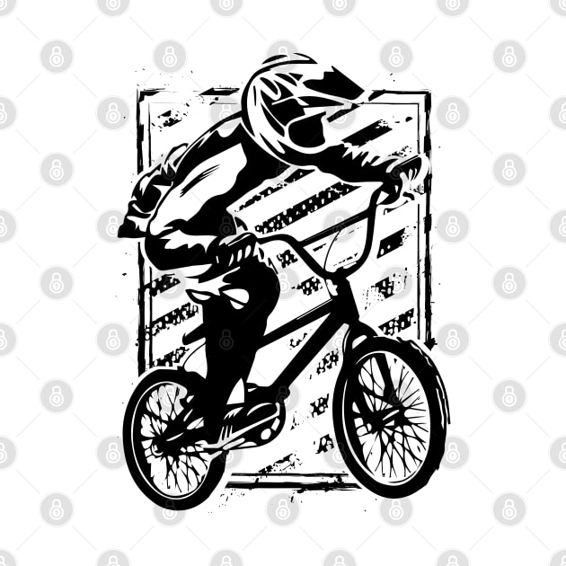 Classic Bmx Apparel | Bmx Bike Retro Racing by BabyYodaSticker