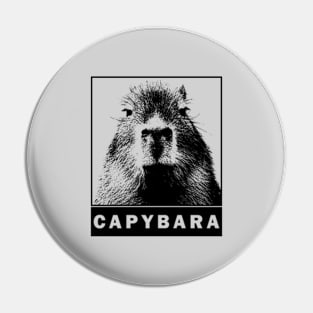 Capybara's Silhouette Pin