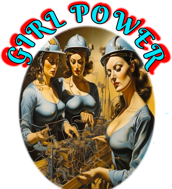 Girl Power Kids T-Shirt by sailorsam1805