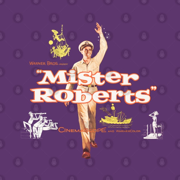 Mister Roberts Movie Poster by MovieFunTime