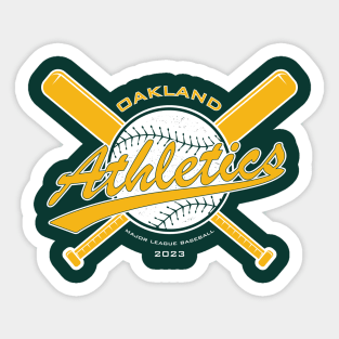 Oakland A's Elephant Baseball Sticker for Sale by OrganicGraphic