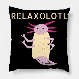 Funny Relaxolotl - Walking Fish Pillow