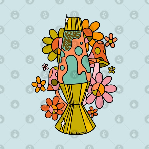 Taurus Lava Lamp by Doodle by Meg