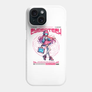 kawaii princess cyber tech anime girls Phone Case