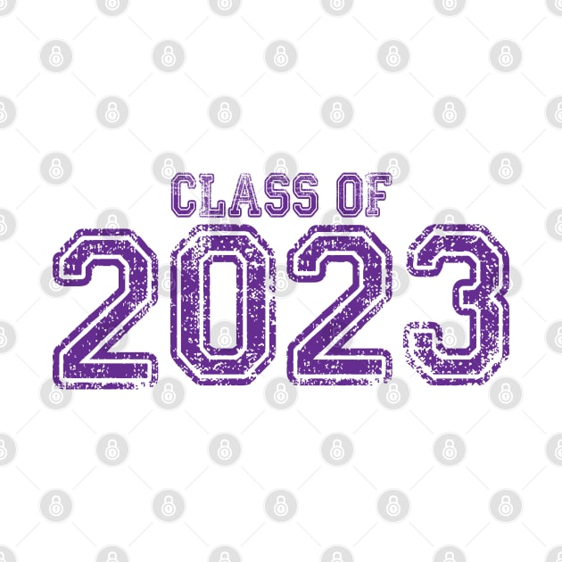 Varsity Purple Class of 2023 by Jitterfly