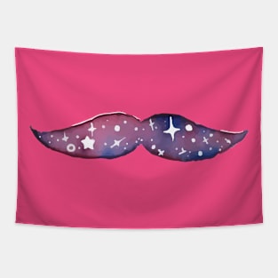 Smug Space Mustache Tapestry