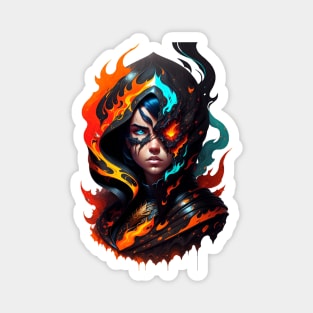 Fire starter artwork Magnet