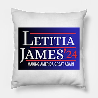 LETITIA JAMES MAKING AMERICA GREAT AGAIN Pillow