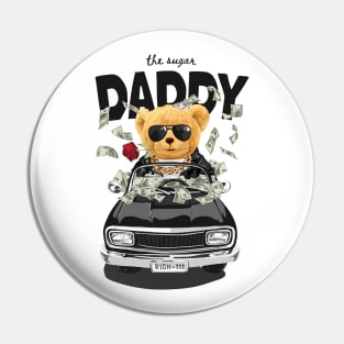 rich bear doll, sugar daddy Pin