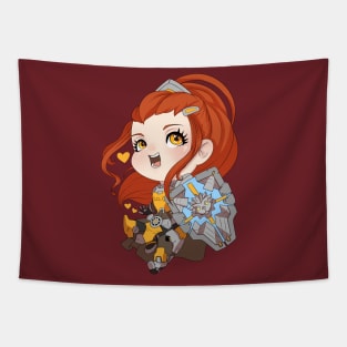 Brigitte Lindholm Chibi Tapestry