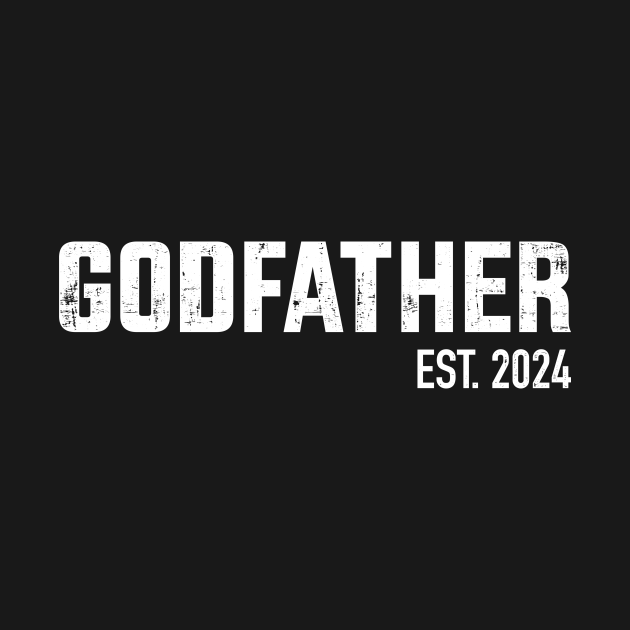Godfather est. 2025 for pregnancy announcement baby shower Godfather