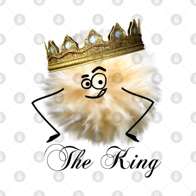 "The King" Fluff Ball by CarolineArts