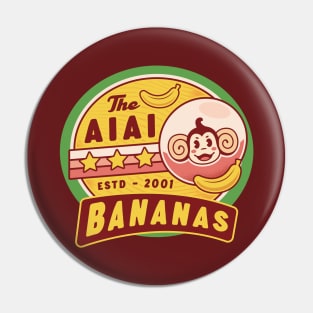 Aiai Bananas Emblem Pin