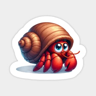 Cute Hermit Crab Magnet