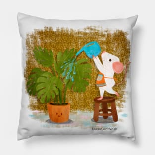 Mice watering the plants Pillow