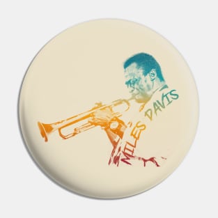 Miles Davis Rainbow Pin