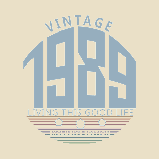 31st Birthday T-Shirt - Vintage 1989 T-Shirt