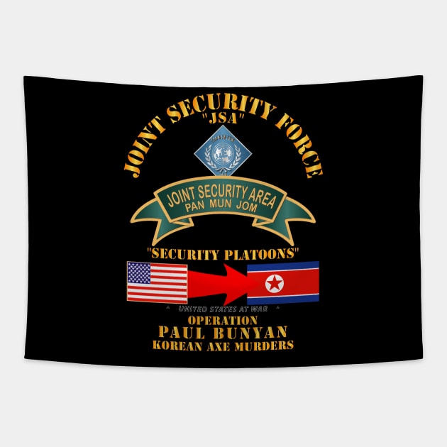 Operation Paul Bunyan - Joint Security Force - Korea Tapestry by twix123844