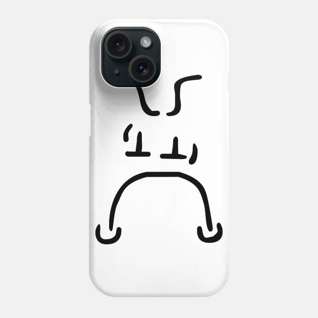 Selfish Face Phone Case by Baddy's Shop