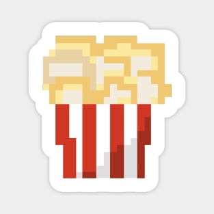 Pixel Art - popcorn full Magnet