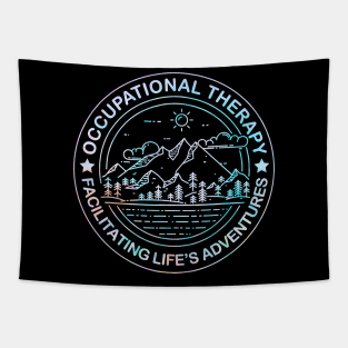 Facilitating Life's Adventures Funny Occupational Therapy Tapestry