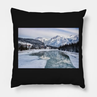 Ice in the Reflections Pillow