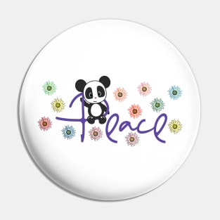 Peace Panda Pin