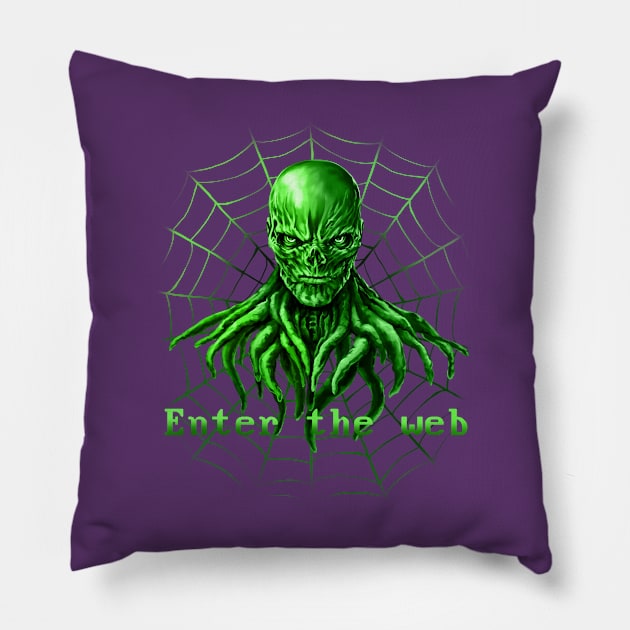 Vecna Web Pillow by Anilia