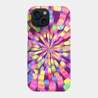 Colorama abstract candy colors Phone Case