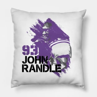 John Randle Minnesota Paint Pillow