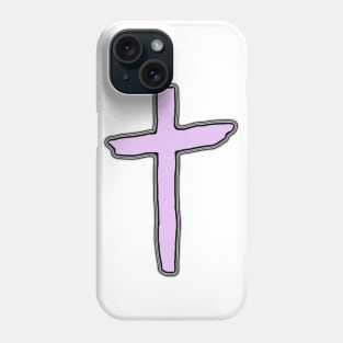 Pink Cross Phone Case