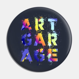 Street Art Garage Splash Graffiti Pin