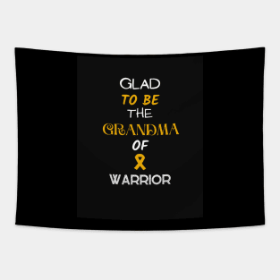 Childhood cancer awareness day tshirt Tapestry