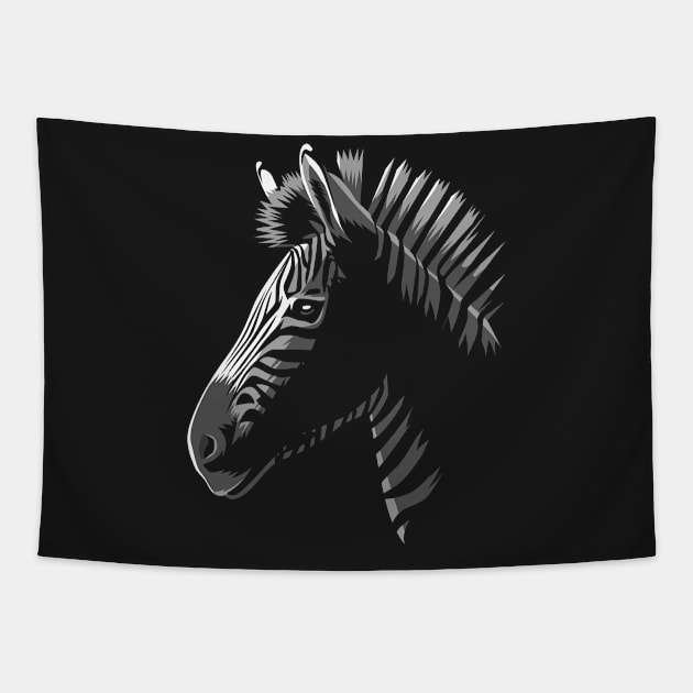 zebra shadow Tapestry by albertocubatas