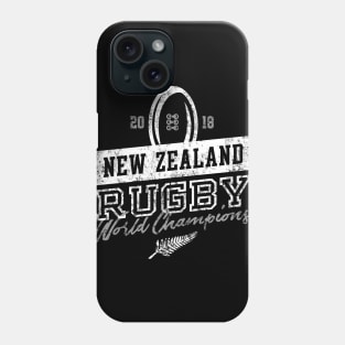 2018 New Zealand Rugby World Champions Phone Case