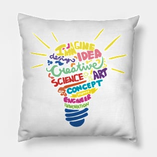 Makers Lightbulb Pillow