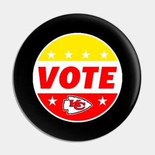 vote chief Kansas Pin