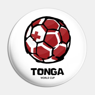 Tonga Football Country Flag Pin