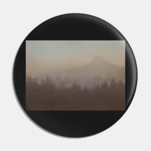 Into The Mist Nature Art Mountain Landscape Pin