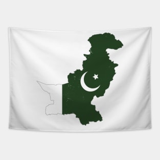 Pakistan Map Tapestry